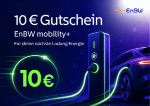 EnBW mobility+ coupon for 10 €